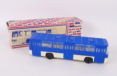Bus Ikarus 260 Modell-Fahrzeug VEB Berlinplast OVP 1A DDR