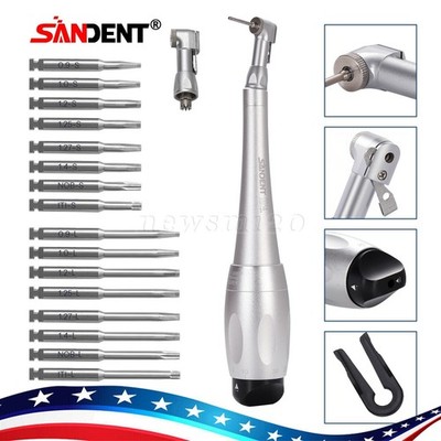 Dental Universal Implant Kit Torque Wrench Contra Angle Handpiece & 16 Drivers N
