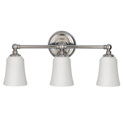 FEISS Badezimmer-Wandleuchte Badlampe Huguenot Lake chrom weiß 3-flammig G9 LED