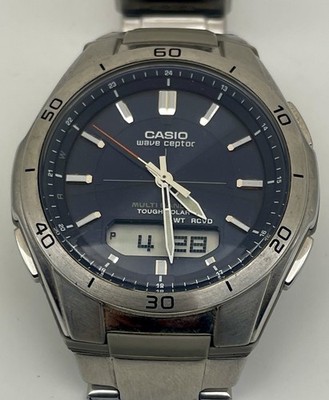 CASIO Wave Ceptor  Tough Solar Two Time 