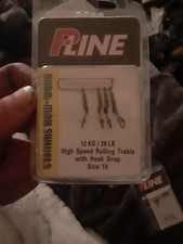 Pline High Speed Rolling Treble With Hook Snap Size 10