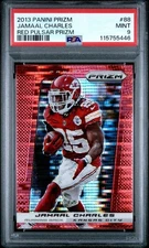 2013 Panini Prizm Target Red Pulsar Prizm Jamaal Charles #88 PSA 9