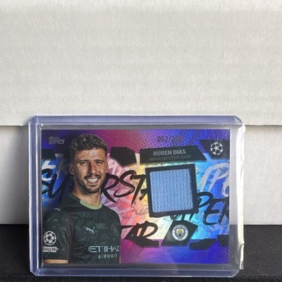 Topps Ruben Dias Manchester City UCC 2025/26 Relic Card #TSR-RD /250
