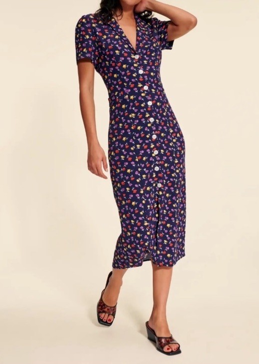 Rouje Marin dressマリンドレス 半袖 ドット柄　サイズ34 Rouje Marin Dress Size 34 | eBay
