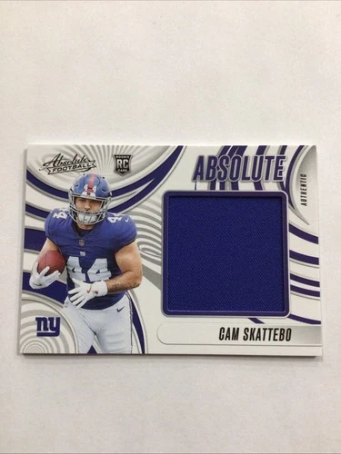 2025 Panini Absolute Cam Skattebo Base (RAW)