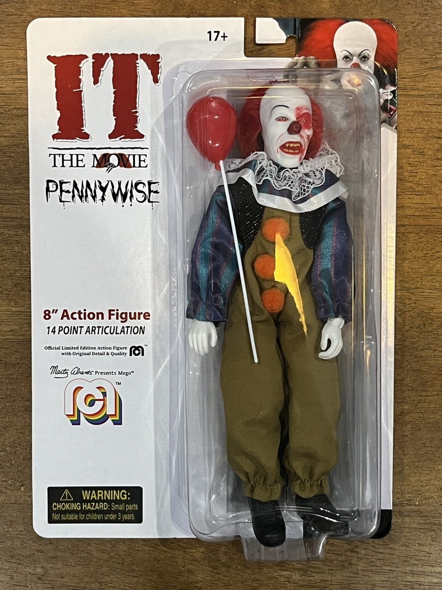 IT”The Movie” Pennywise 8” Action Figure Mego 2020–NEW—SEALED