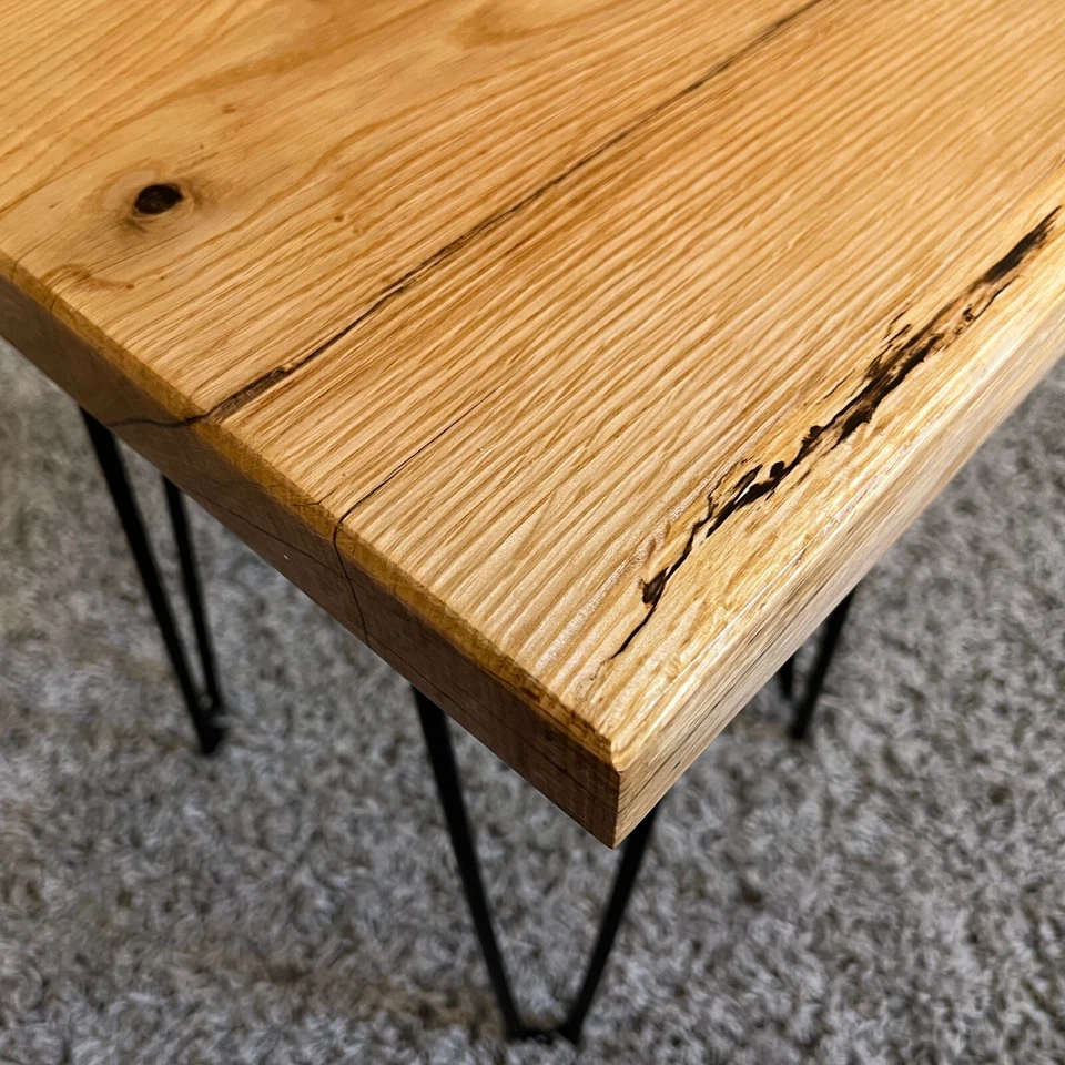 Epoxy Live End Table / Side Table / Slab Epoxy Table / Natural Edge Side Table - Image 4 of 4