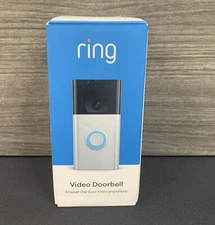 Ring 1080p Wireless Video Doorbell - Satin Nickel-
