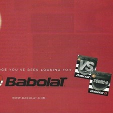 Babolat Natural Gut Tennis Racquet Strings Ad, Babolat Tennis Racquet String Ad