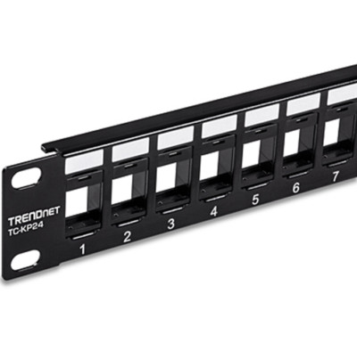 TRENDNET TC-KP24 24-Port Blank Keystone 1U Patch Panel