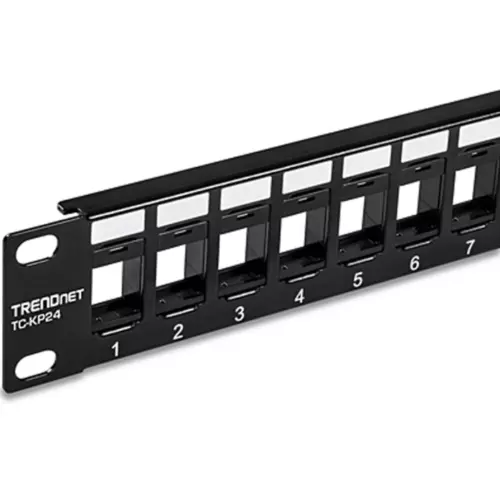 TRENDNET TC-KP24 24-Port Blank Keystone 1U Patch Panel