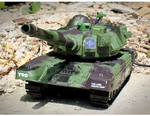 1:32 RC Main Battle Tank 2.4GHz Remote Control Military Model w/Shooting Bullets - Picture 19 of 24