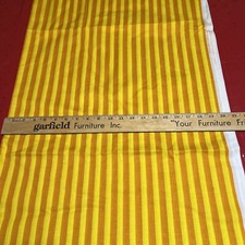 SPOOKY HOLLOW Halloween Fabric JoAnn's Cotton Orange Yellow Stripe 40" X 1yd