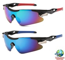 Men Sport Sunglasses Running Fishing Golfing Driving Bikers Glasses WRAP Goggles