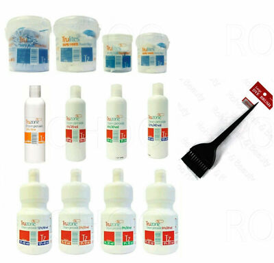 TRUZONE CREME PEROXID, SCHNELLES BLAU/WEISSES PULVER BLEICHEN HAARFÄRBUNG/HIGHLIGHTS