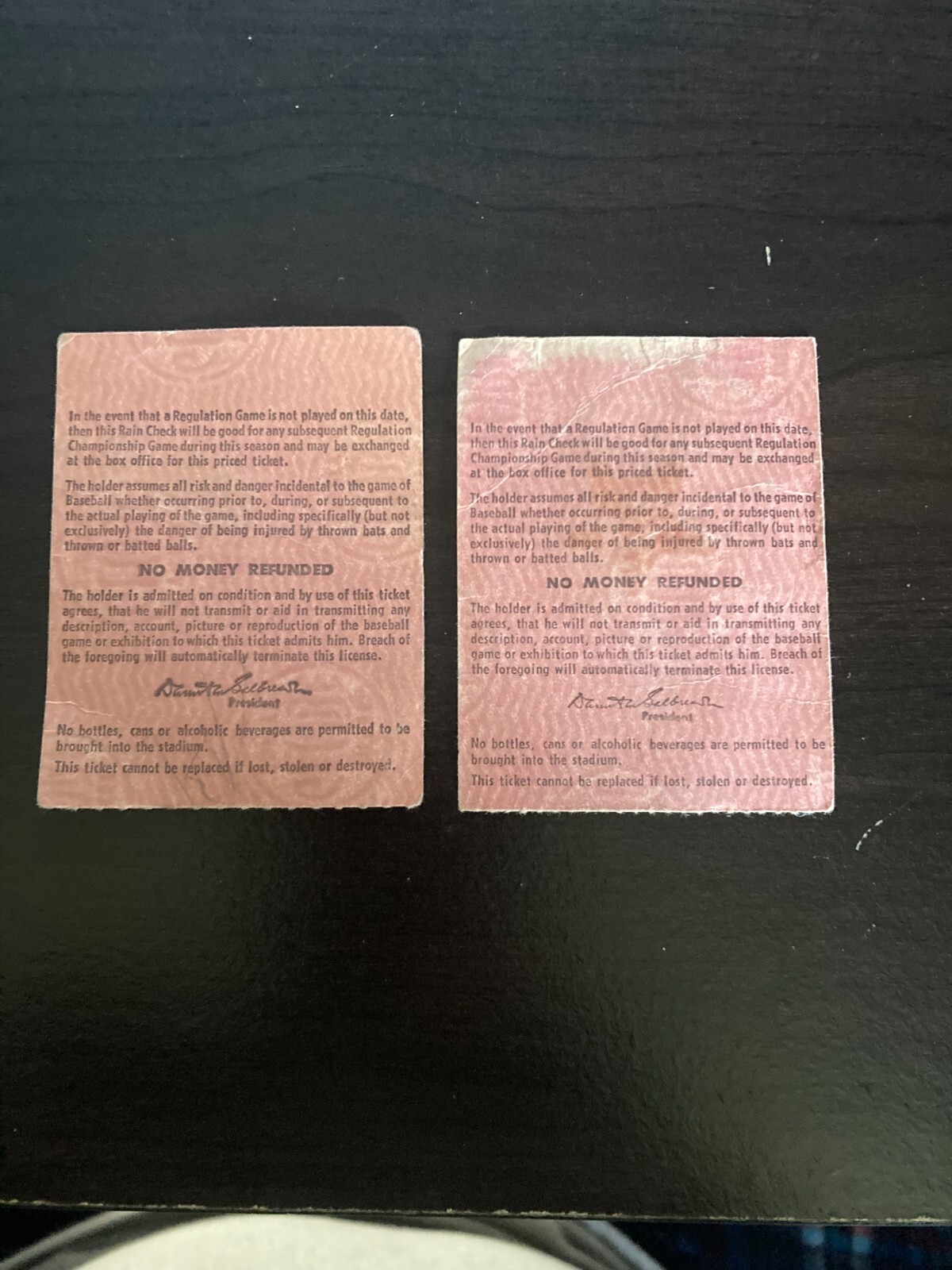 Pittsburg Pirates 1981 Baseball Ticket Stubs eBay