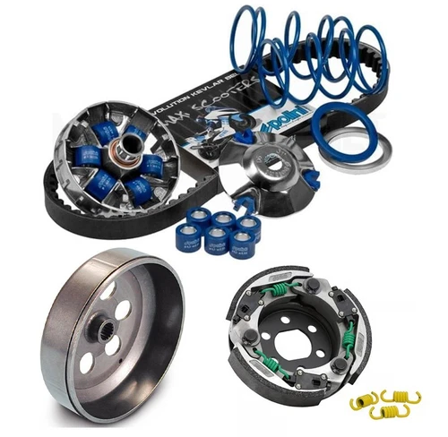 POLINI VARIATOR + BELT + CLUTCH BELL FOR RACE Piaggio ZIP 50 2T FAST RIDER