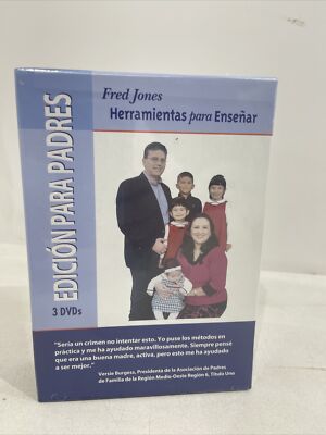Fred Jones Tools for Teaching Parent Edition Spanish Version 3 DVDs Para Padres