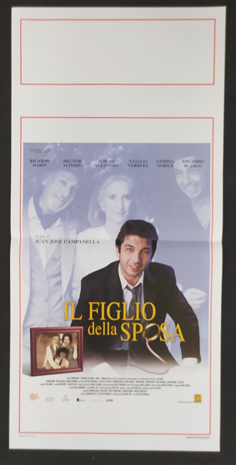 Locandina originale film Il figlio della sposa (2002) - Regia di Juan José Campanella