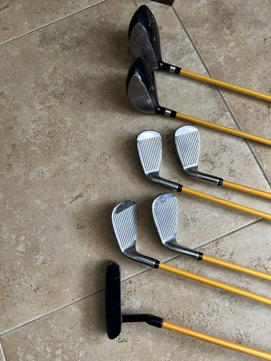 Rising Star ジュニアゴルフクラブセット➕おまけ Rising Star Kids Junior 7 Pc Golf Club Set Youth Right