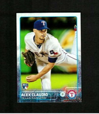 2015 Topps Rookie RC #US8 ALEX CLAUDIO - Texas Rangers NM/MT or Better