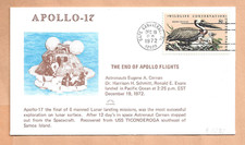 APOLLO 17 THE END OF APOLLO FLIGHTS DEC 19,1972 ASTRO SPACE COVER NASA