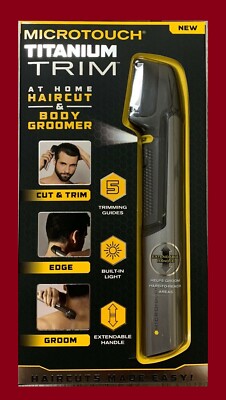 PERSONAL BODY FITNESS Hair Trimmer Microtouch Titanium Haircut Trim. Quick Ship!