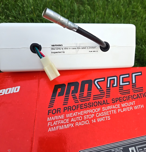 Radio casete AM/FM/MPX marina resistente a la intemperie PROSPEC Sea-9010 *SIN PROBAR* - Imagen 4 de 7