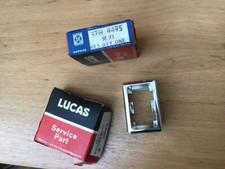 Austin Mini Mk1-3 MGB to 1976 facia switch chrome bezels (pair) 37H4495