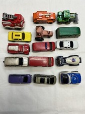 Lot 15 Cars / Vehicles; Hot Wheels, Matchbox, Disney, Tonka