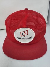 FS Seed Green Plan Patch K-Brand Red All-Mesh Snapback Hat Cap USA Made