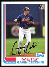 2017 Topps Archives Gavin Cecchini  Rookie  #109 New York Mets
