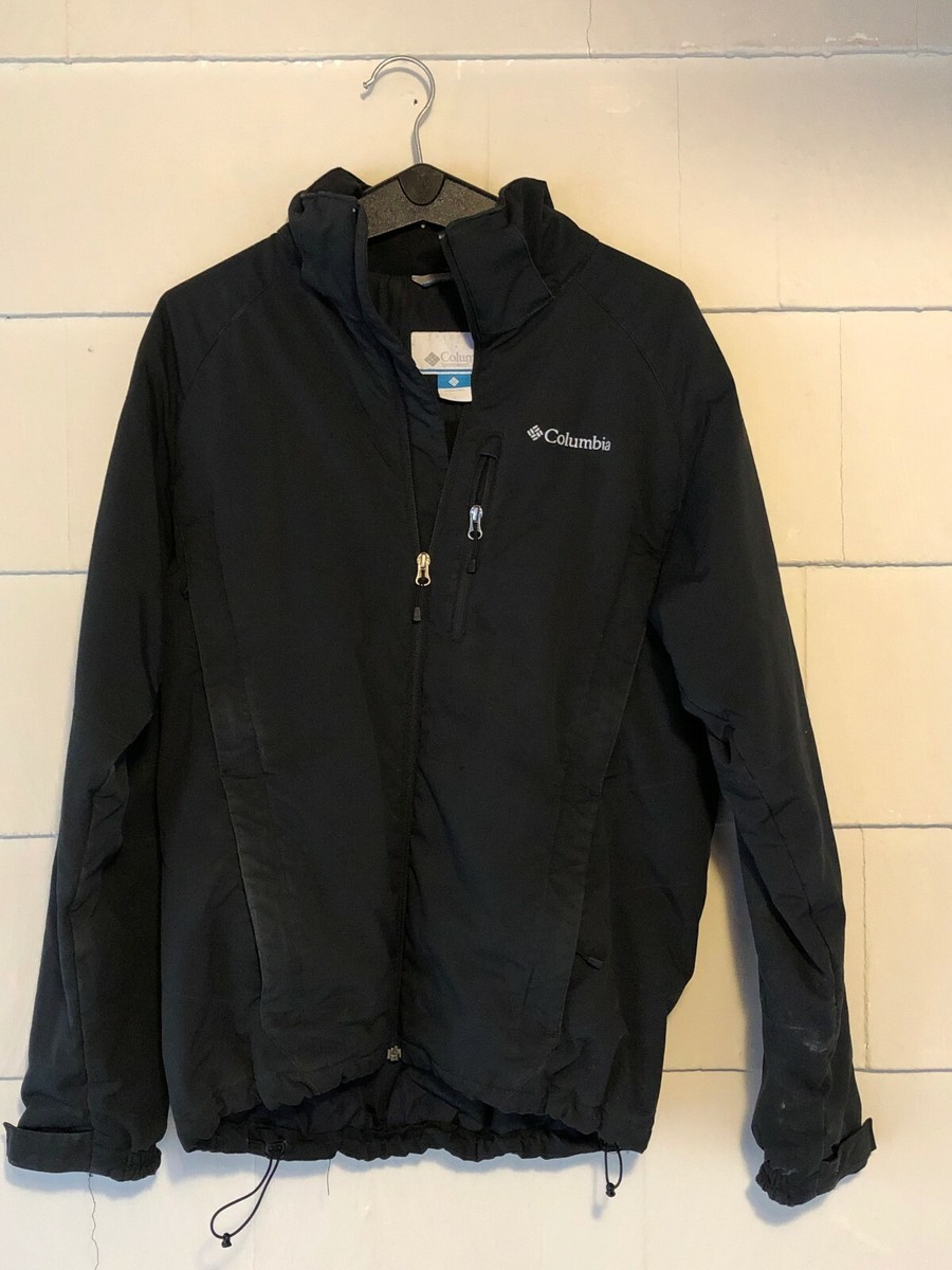 コロンビア-OMNI-SHIELD フィッシングジャケット ブラック Columbia Omni Shield Soft Shell Jacket Black with Double