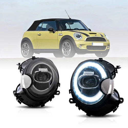 2X Faros LED DRL para Mini Cooper R55/R56/R57/R58/R59 2007-2013 con secuencial - Imagen 1 de 16
