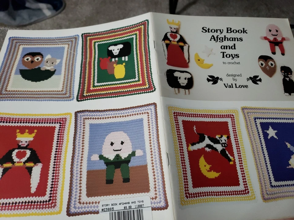 Crochet Pattern Story Book Afghans & Toys To Crochet Val Love - Image 2 of 2