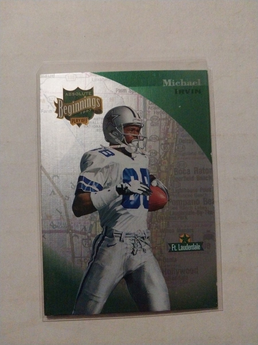 1997 Playoff Absolute MICHAEL IRVIN Beginnings card COWBOYS #88