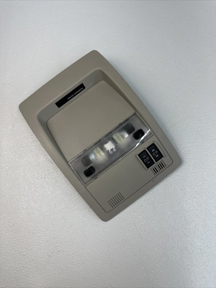 2007-2013 Chevrolet Tahoe Suburban Overhead Console HomeLink Map Lights OEM - Image 4 of 4