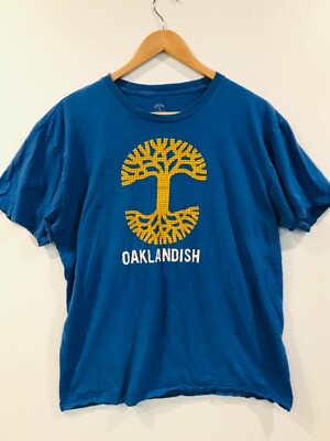 Oaklandish Logo Oakland, CA GSW Warriors Men's Large T-Shirt