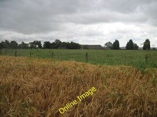 Photo 12x8 Barley  field  and  Thornton  Grange  Farm Thornton-le-Clay Tra c2012