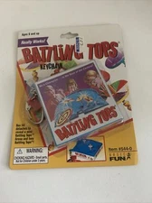 Basic Fun Battling Tops Miniature Toy w/Keychain #544-0, NIB, 2000