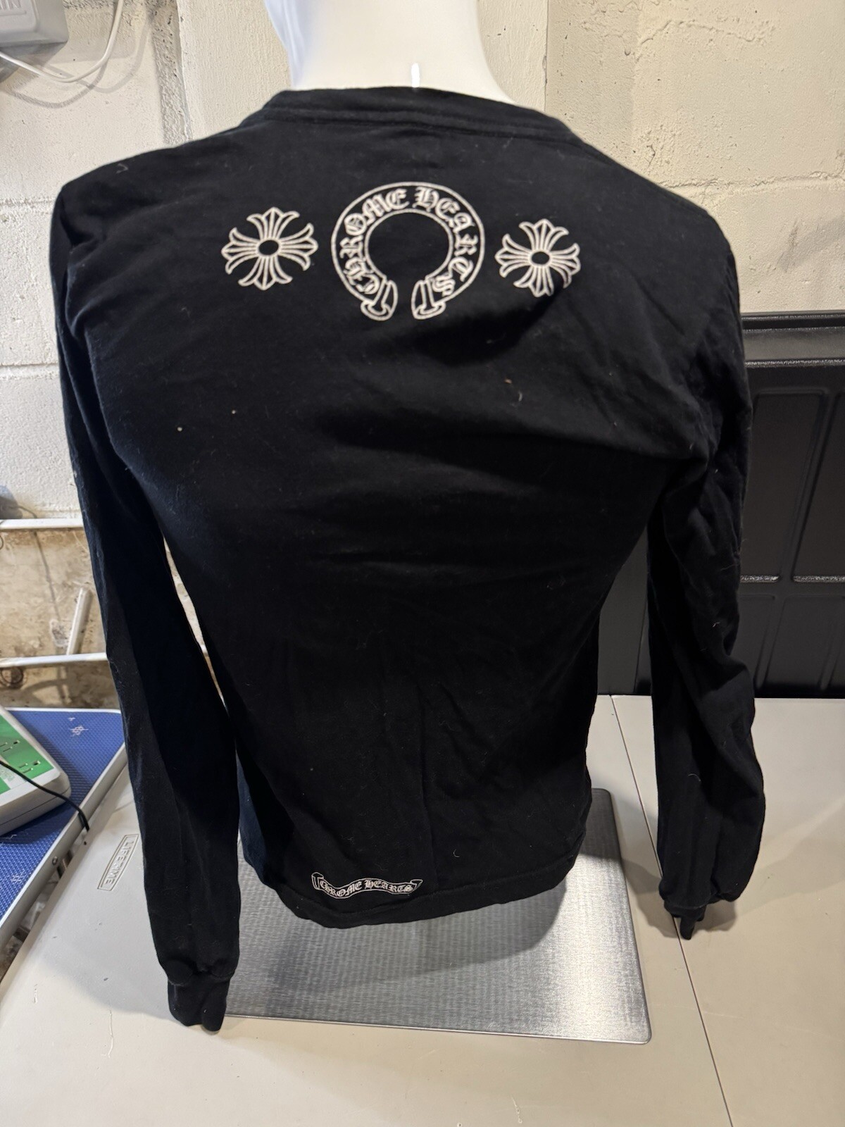 Chrome Hearts GRP Y Not Embroidered Pocket Long Sleeve T-Shirt X-small image 4
