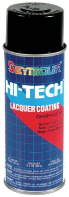 SEYMOUR PAINT (16-838) Hi-Tech Lacquers Semi- Gloss Black