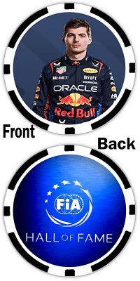 MAX VERSTAPPEN - FIA HALL OF FAME - POKER CHIP - FORMULA 1 , F1 , BOXCARS