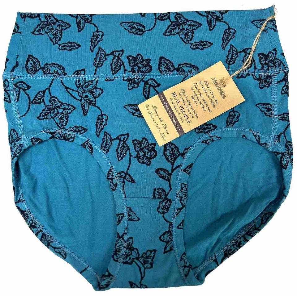 Ropa interior azul cielo bambú para mujer talla pequeña azul modal comodidad suave NUEVO Foto 3 de 4