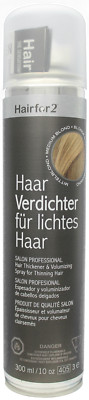 Hairfor2 Mittelblond Haarverdichter Haarauffüller 300ml Sprühhaar Cover
