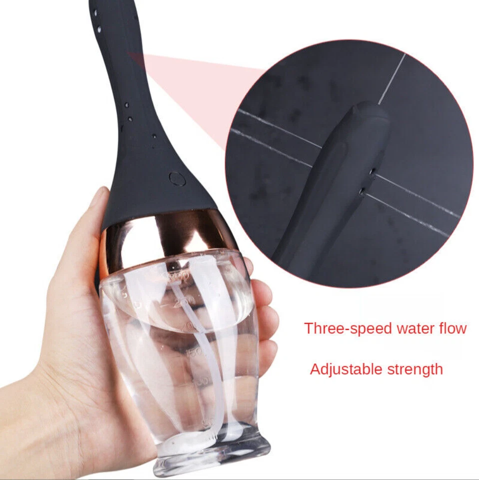 Automatic Enema Bulb Anal Vaginal Cleaner Tool Silicone Douche Cleaner Enema Kit - Image 4 of 4