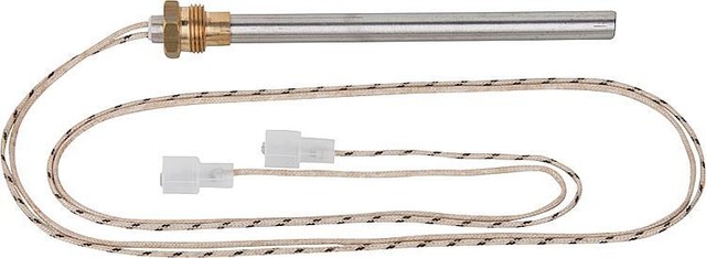 Glühzünder für Pelletofen 9,5x140mm mit 3/8 Schraubnippel Ge