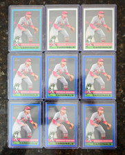 2025 Topps Heritage Brendan Donovan 9 Card Chrome Lot Blue Sparkle #225