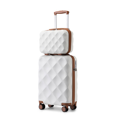 S-M ABS+PC Hartschalen Trolley Koffer Handgepäck Reisekoffer Kosmetikkoffer