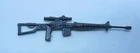 1982/3 Enemy Soldier Rifle Great Shape Vintage Weapon/Accessory GI Joe DC